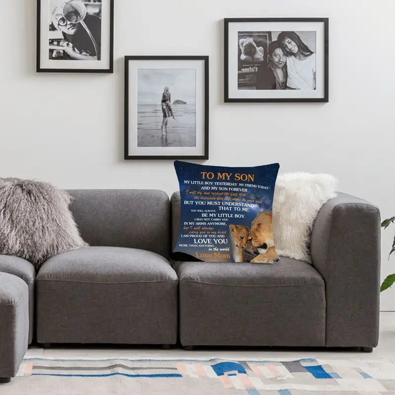 Special Gift For Your Son From Mom- Pillow (SKUP10-110)