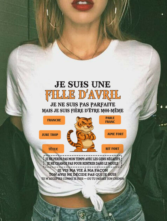 JE SUIS UNE FILLE D’AVRIL - fma ccdi04 / fr04 (SKU26T-01240-04)