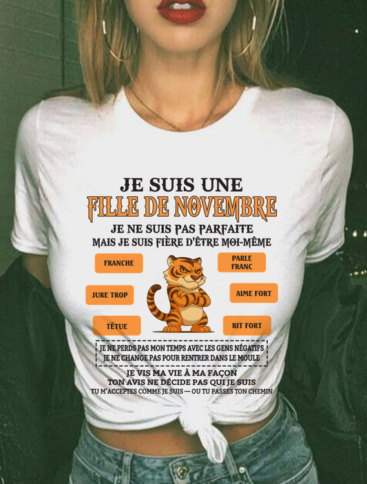 JE SUIS UNE FILLE DE NOVEMBRE - fma ccdi11 / fr11 (SKU26T-01240-11)