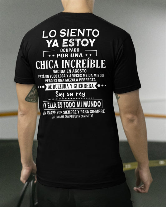 Lo siento chicas, ya estoy pillado - Mi novia está un poco loca y es adorable - Regalo especial para tu novio o esposo - (SKU04-156-08) - CCDI08