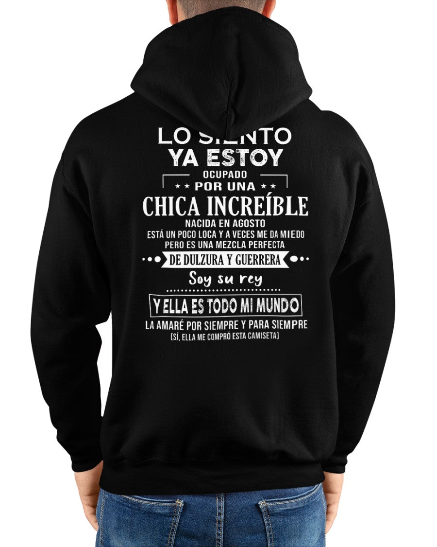 Lo siento chicas, ya estoy pillado - Mi novia está un poco loca y es adorable - Regalo especial para tu novio o esposo - (SKU04-156-08) - CCDI08