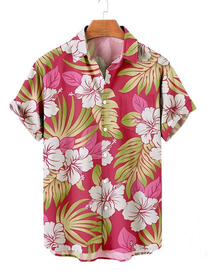Hawaiian Shirt – Men's Summer Floral Hawaiian Vacation Shirt