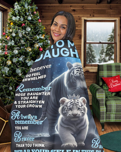 Special Gift For Your Daughter Blanket - From Dad (SKU-CHAU-B04)