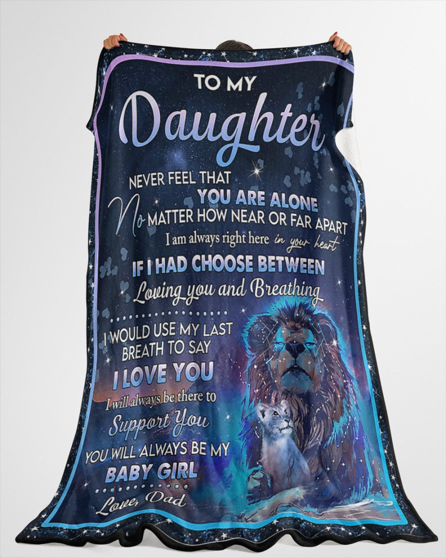 Special Gift For Your Daughter Blanket - From Dad (SKUB09-90)