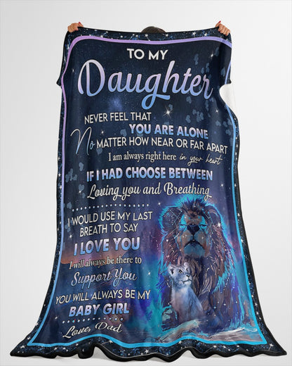 Special Gift For Your Daughter Blanket - From Dad (SKUB09-90)