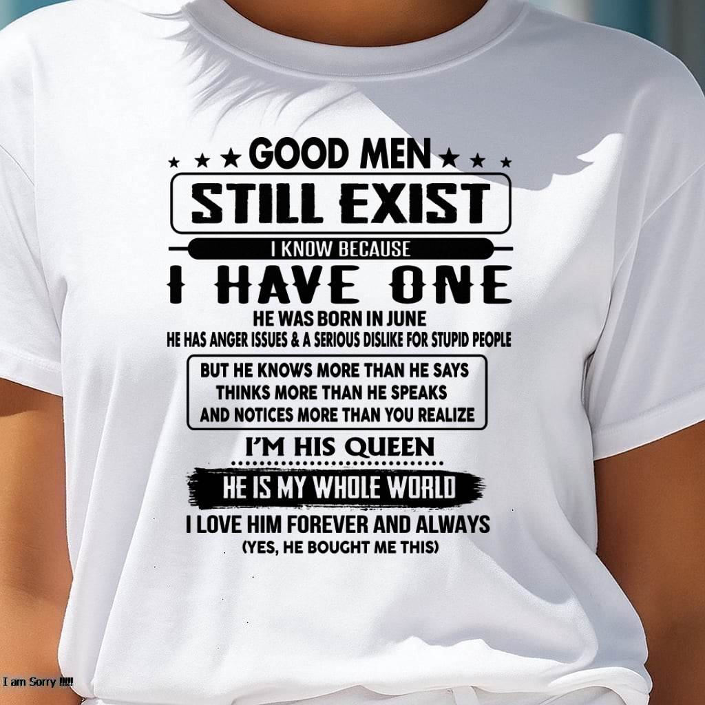 June - Good men Still Exist - gift for your girlfriend, wife from Husband - CCDI06 (SKU-GM-06)