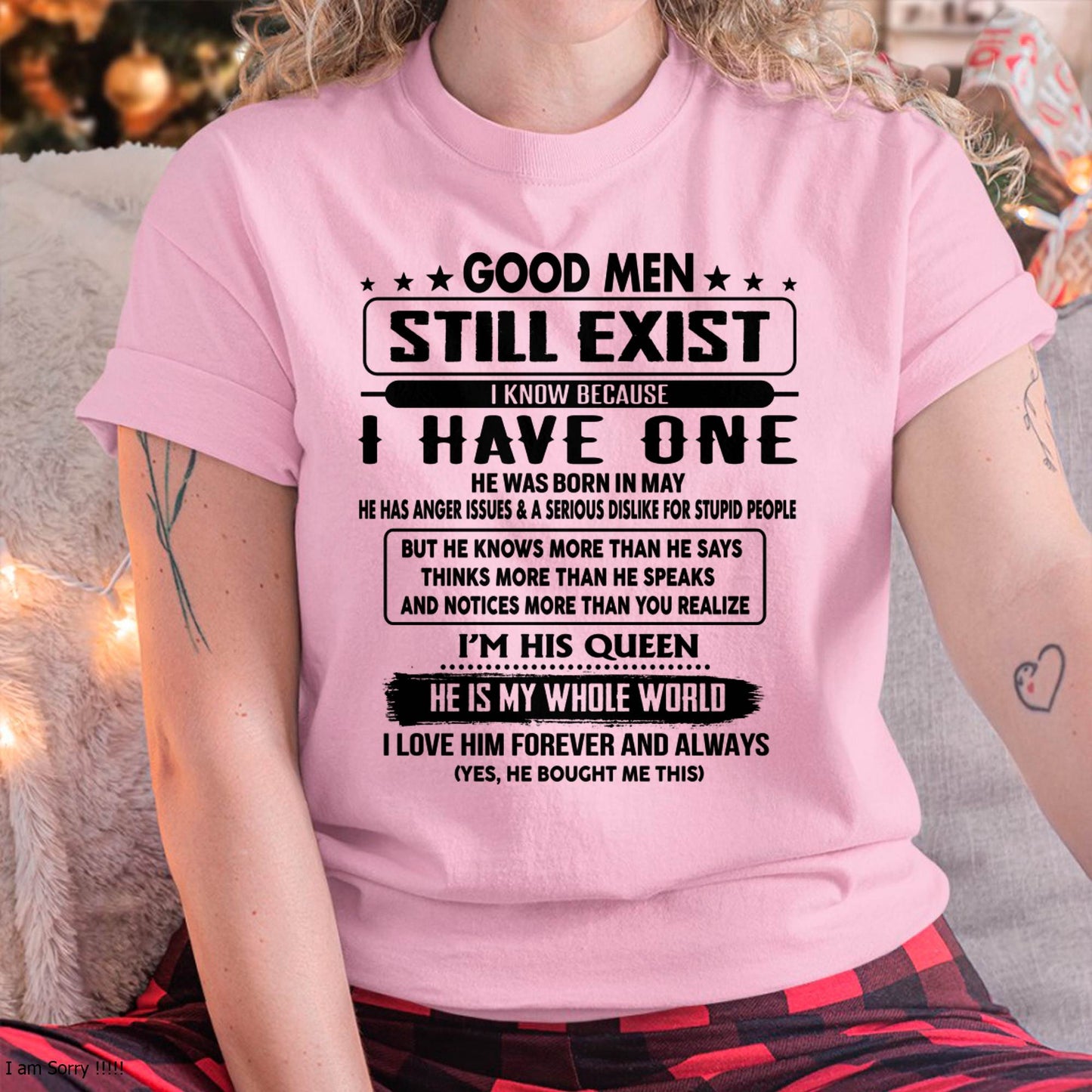 May - Good men Still Exist - gift for your girlfriend, wife from Husband - CCDI05 (SKU-GM-05)