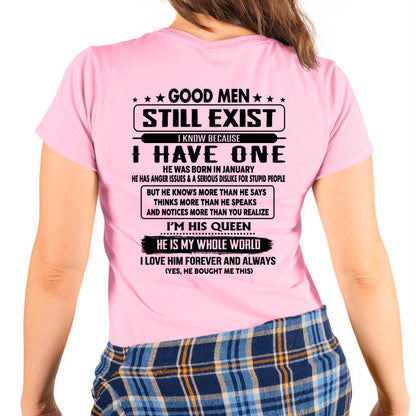 January - Good men Still Exist - gift for your girlfriend, wife from Husband - CCDI01 (SKU-GMSAU-01)