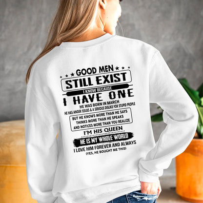 March - Good men Still Exist - gift for your girlfriend, wife from Husband - CCDI03 (SKU-GMSAU-03)