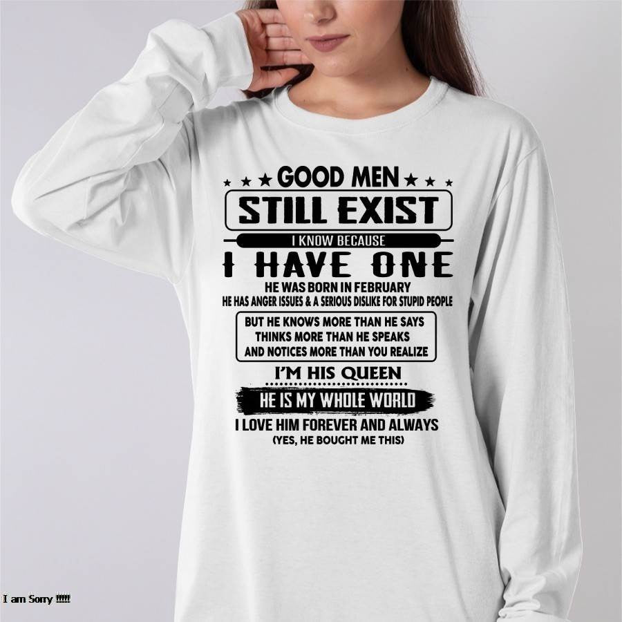 February - Good men Still Exist - gift for your girlfriend, wife from Husband - CCDI02 (SKU-GM-02)