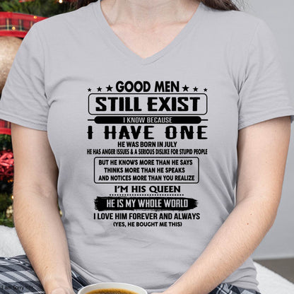 July - Good men Still Exist - gift for your girlfriend, wife from Husband - CCDI07 (SKU-GM-07)