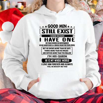 November - Good men Still Exist - gift for your girlfriend, wife from Husband - CCDI11 (SKU-GM-11)