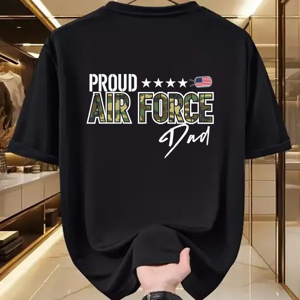 Gift for Dad Shirt, Funny Dad Unisex T-Shirt/Hoodie/Sweatshirt HLT00 – OCP Proud Air Force Dad T-Shirt