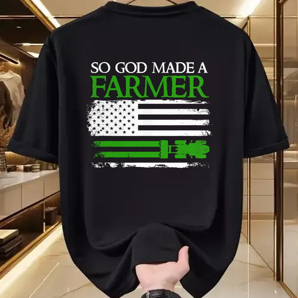 Best Farmer Life Shirt, Funny Farmer UnisexT-Shirt/Hoodie/Sweatshirt HLT00 - So God Made A Farmer, Farming Farmer T-Shirt