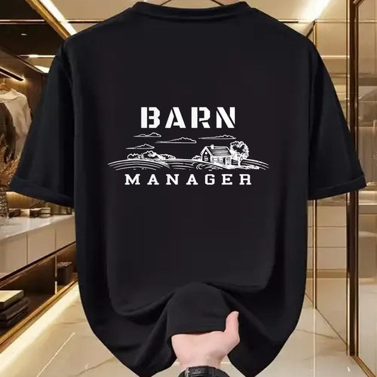 Best Farmer Life Shirt, Funny Farmer UnisexT-Shirt/Hoodie/Sweatshirt HLT00 - Barn Manager T-Shirt