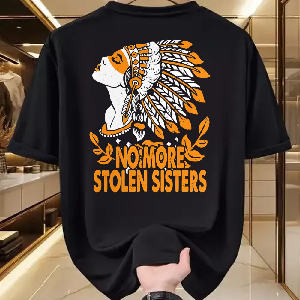 Native American T-Shirts, Vintage Native American Unisex T-Shirt/Hoodie/Sweatshirt HLT00 - Native American No More Stolen Sisters MMIW