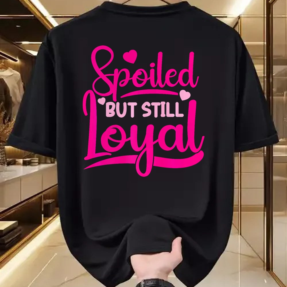 Best Wife Shirt, Wife and Husband Unisex T-Shirt/Hoodie/Sweatshirt HLT00 - Gift for wife T shirt, spoiled wife   Spoiled Wife Spoiled But Still Loyal Premium T-Shirt (3)