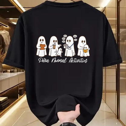 Best Teacher Shirt, Funny Teacher UnisexT-Shirt/Hoodie/Sweatshirt HLT00 - para Normal Activities SPED Teachers Ghost Fall Halloween T-Shirt (1)