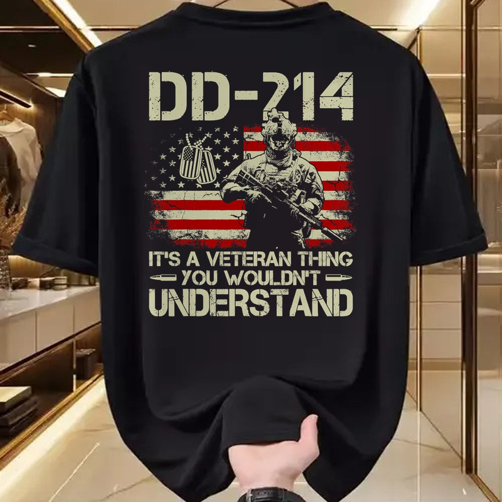 Proud Veteran Shirt, Funny Veteran UnisexT-Shirt/Hoodie/Sweatshirt HLT00 - DD-214 It_s A Veteran Thing You Wouldn_t Understand T-Shirt Tee for Men Women