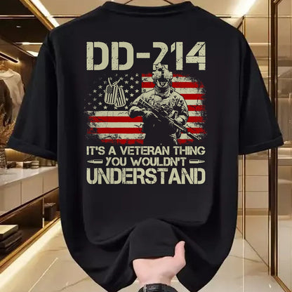 Proud Veteran Shirt, Funny Veteran UnisexT-Shirt/Hoodie/Sweatshirt HLT00 - DD-214 It_s A Veteran Thing You Wouldn_t Understand T-Shirt Tee for Men Women