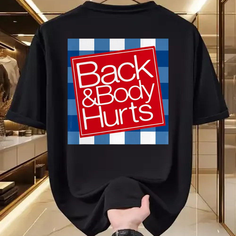 Best Thanksgiving Family Shirt , Funny Thanksgiving UnisexT-Shirt/Hoodie/Sweatshirt HLT00 -Funny Back & Body Hurts Getting Older Humor Design T-Shirt