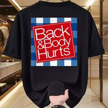 Best Thanksgiving Family Shirt , Funny Thanksgiving UnisexT-Shirt/Hoodie/Sweatshirt HLT00 -Funny Back & Body Hurts Getting Older Humor Design T-Shirt