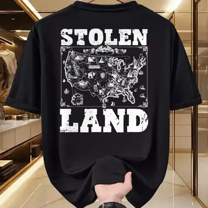 Native American T-Shirts, Vintage Native American Unisex T-Shirt/Hoodie/Sweatshirt HLT00 - Stolen Land Indian Pride Tribes Native American Indigenous