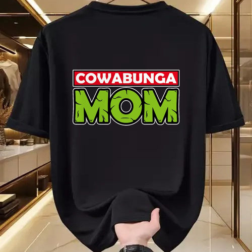 Gift for Mom Shirt, Funny Mom Unisex T-Shirt/Hoodie/Sweatshirt HLT00 - Mademark x Teenage Mutant Ninja Turtles - Cowabunga Mom Mother_s Day T-Shirt