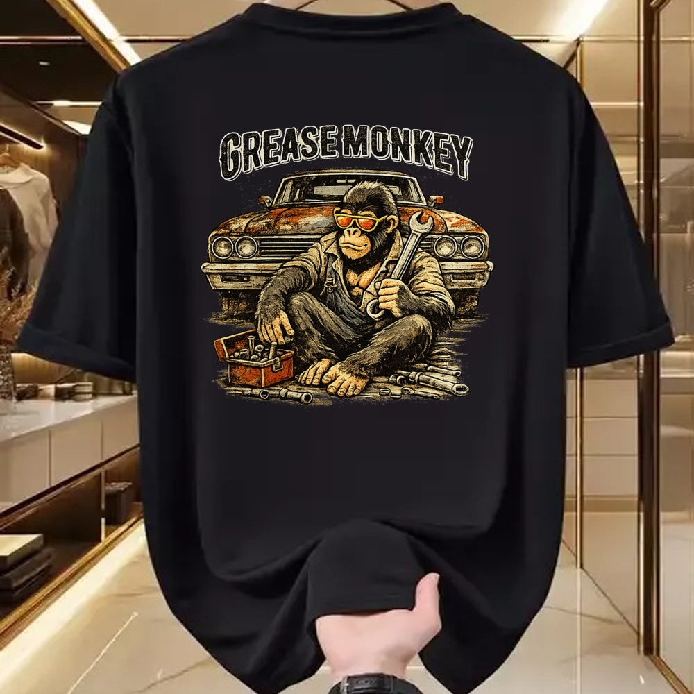 Best Mechanic Life Shirt, Funny Mechanic UnisexT-Shirt/Hoodie/Sweatshirt HLT00 - Greasemonkey Gorilla Retro Mechanic Garage Monkey T-Shirt