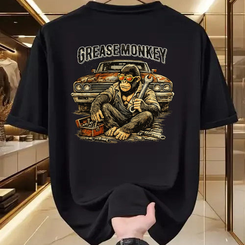 Best Mechanic Life Shirt, Funny Mechanic UnisexT-Shirt/Hoodie/Sweatshirt HLT00 - Greasemonkey Gorilla Retro Mechanic Garage Monkey T-Shirt