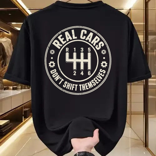 Best Mechanic Life Shirt, Funny Mechanic UnisexT-Shirt/Hoodie/Sweatshirt HLT00 - Real Cars Dont Shift Themselves Automotive Mechanic T-Shirt