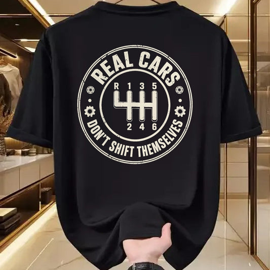 Best Mechanic Life Shirt, Funny Mechanic UnisexT-Shirt/Hoodie/Sweatshirt HLT00 - Real Cars Dont Shift Themselves Automotive Mechanic T-Shirt