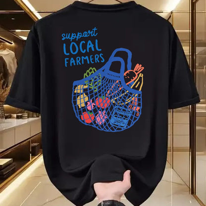 Best Farmer Life Shirt, Funny Farmer UnisexT-Shirt/Hoodie/Sweatshirt HLT00 - Support Local Farmers Italian Summer Fruit Farmers Market T-Shirt