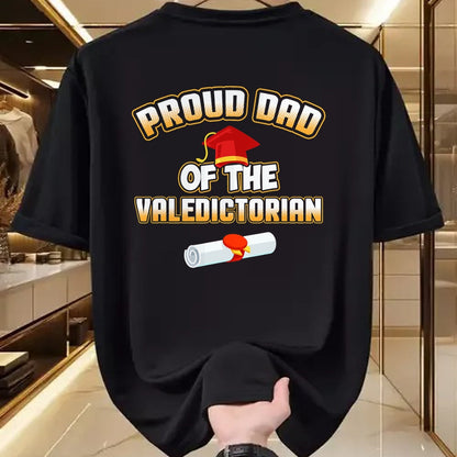 Gift for Dad Shirt, Funny Dad Unisex T-Shirt/Hoodie/Sweatshirt HLT00 – Dad Of Valedictorian 2019 School Graduation Proud Father T-Shirt