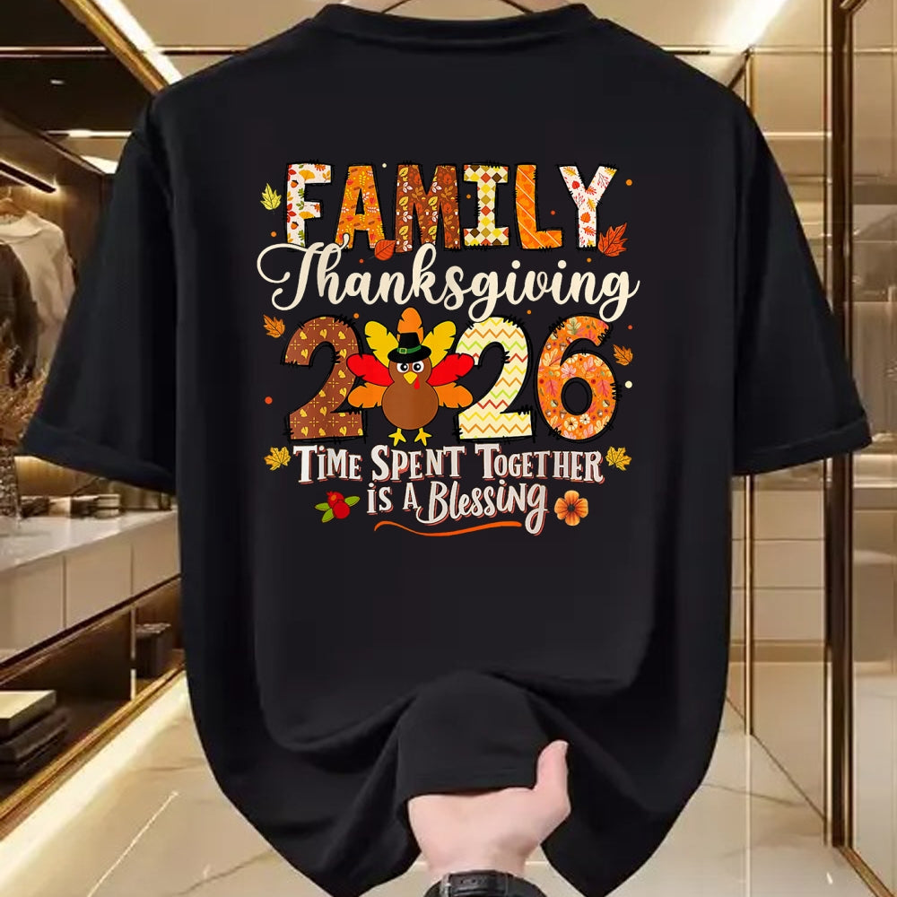 Best Thanksgiving Family Shirt , Funny Thanksgiving UnisexT-Shirt/Hoodie/Sweatshirt HLT00 - Family Thanksgiving 2026 Thanksgiving Crew Matching Group T-Shirt (1)