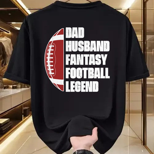 Best Wife Shirt, Wife and Husband Unisex T-Shirt/Hoodie/Sweatshirt HLT00 - Dad Husband Fantasy Football Legend League Funny Fathers Day T-Shirt
