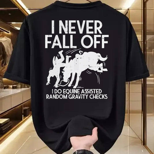 Best Horse Lover Shirt , Funny Horse UnisexT-Shirt/Hoodie/Sweatshirt HLT00 - Never Fall Off Horse Funny Horseback Riding Equestrian Gift T-Shirt