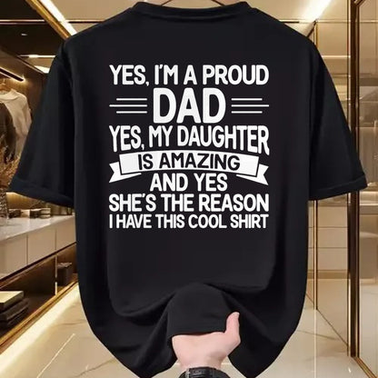 Gift for Dad Shirt, Funny Dad Unisex T-Shirt/Hoodie/Sweatshirt HLT00 – Proud Dad Funny Father_s Day From Daughter To Dad T-Shirt