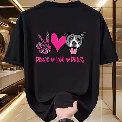 Dog Love Shirt, Dog Lover Gift T-Shirt/Hoodie/Sweatshirt HLT00 - Pit Bull Lives Matter Pittie Puppy Dog Mom Ladies Pitbull T-Shirt