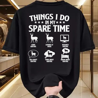 Funny Hunting Shirt, Gift For Hunting Lover Unisex T-Shirt/Hoodie/Sweatshirt HLT00 - Things I Do In My Spare Time - Deer Hunter Hunting Lover T-Shirt