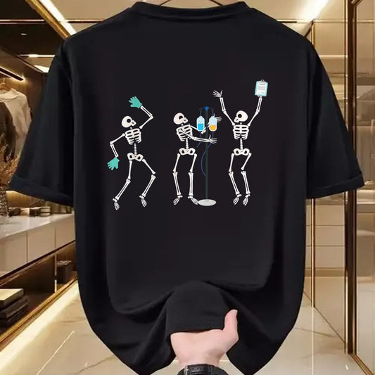 Best Doctor Shirt, Funny Doctor UnisexT-Shirt/Hoodie/Sweatshirt HLT00 - Medical Skeleton Dance Funny Healthcare Halloween Doctor Tee T-Shirt, Women, Black, X-Large