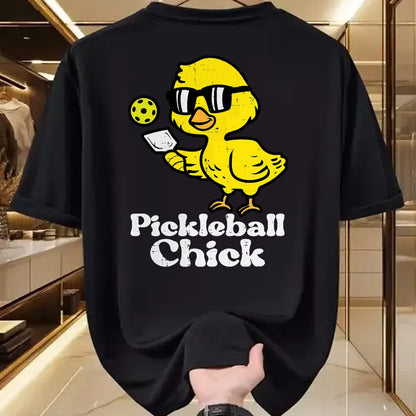 Funny Pickleball Shirt, Pickleball Lover Unisex T-Shirt/Hoodie/Sweatshirt HLT00 - Pickleball Chick Funny Pickle Ball Women Girls Kids Toddler T-Shirt