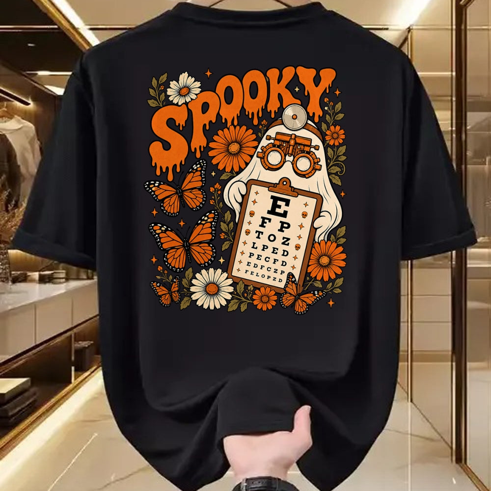 Best Doctor Shirt, Funny Doctor UnisexT-Shirt/Hoodie/Sweatshirt HLT00 - Spooky Ghost Boo Vision Squad Optometrist Halloween Eye Dr T-Shirt