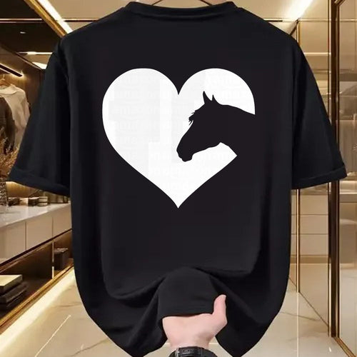 Best Horse Lover Shirt , Funny Horse UnisexT-Shirt/Hoodie/Sweatshirt HLT00 - Cute Horse Lovers Gift idea Heart tee Shirt for Women Girls T-Shirt