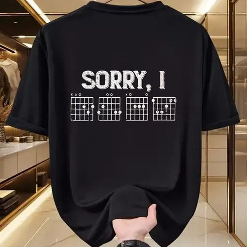 Guitar Lover Shirt, Funny Guitar UnisexT-Shirt/Hoodie/Sweatshirt HLT00 - Sorry I-DGAF Funny Guitar Chords T-Shirt, Men, Dark Green, XX-Large