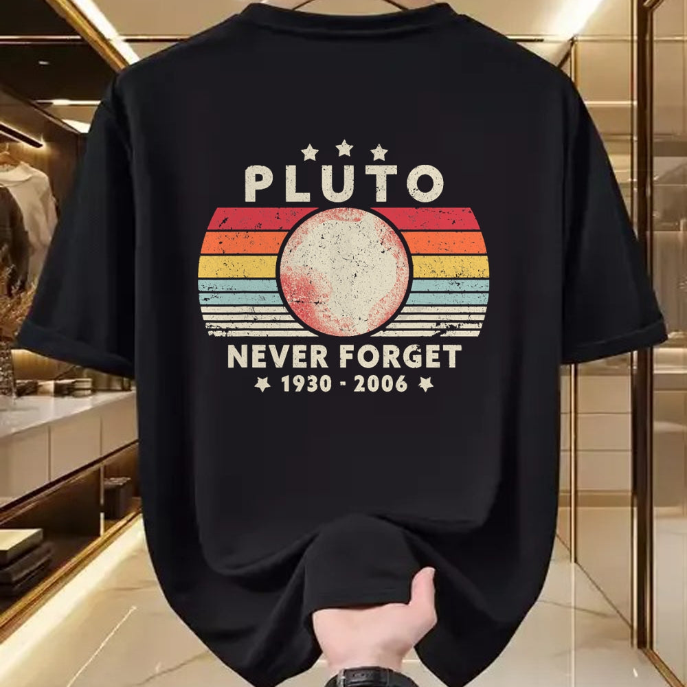 Best Wife Shirt, Wife and Husband Unisex T-Shirt/Hoodie/Sweatshirt HLT00 - Never Forget Pluto Shirt. Retro Style Funny Space Science T-Shirt