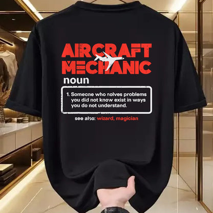 Best Mechanic Life Shirt, Funny Mechanic UnisexT-Shirt/Hoodie/Sweatshirt HLT00 - Aircraft Mechanic Definition Airplane Technician Men Women T-Shirt
