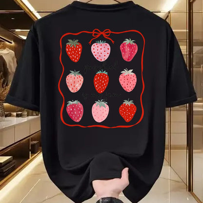 Best Teacher Shirt, Funny Teacher UnisexT-Shirt/Hoodie/Sweatshirt HLT00 - Preschool is My Jam Strawberry Teacher First Day of School T-Shirt