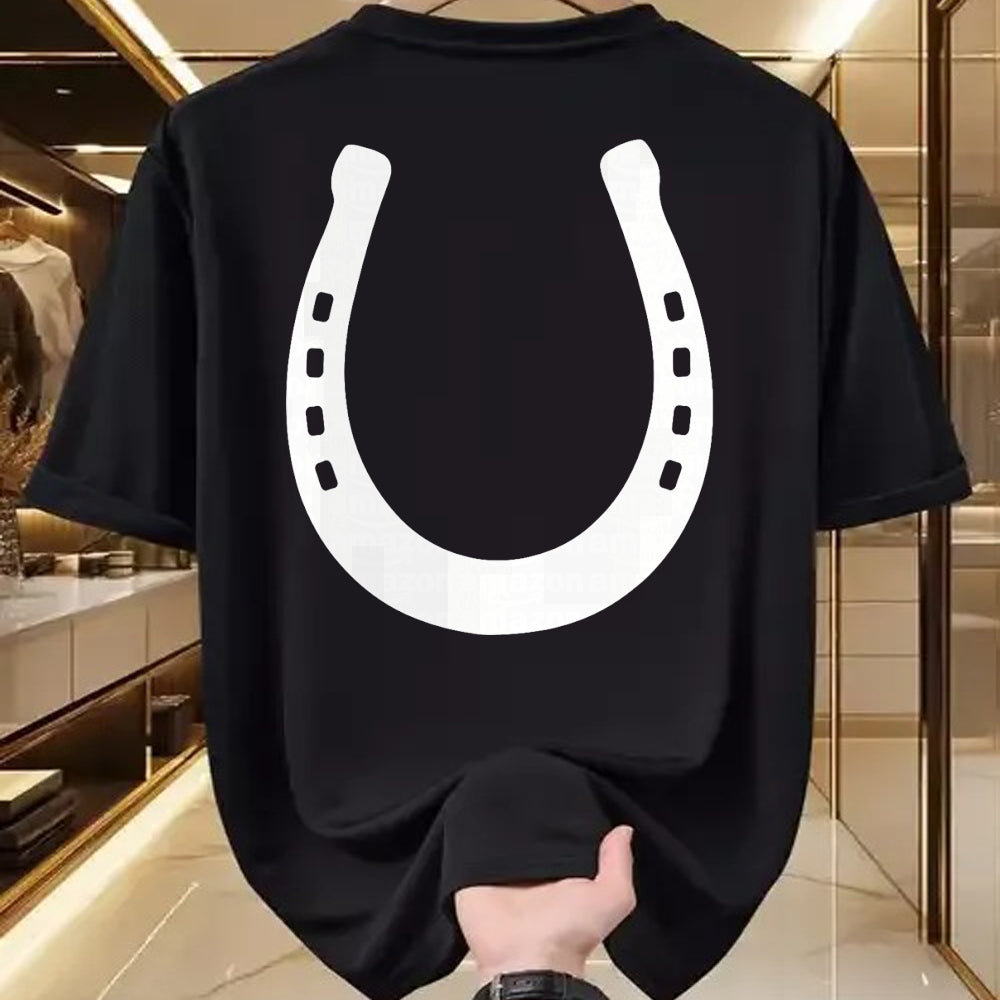 Best Horse Lover Shirt , Funny Horse UnisexT-Shirt/Hoodie/Sweatshirt HLT00 - Horseshoe T-Shirt T-Shirt