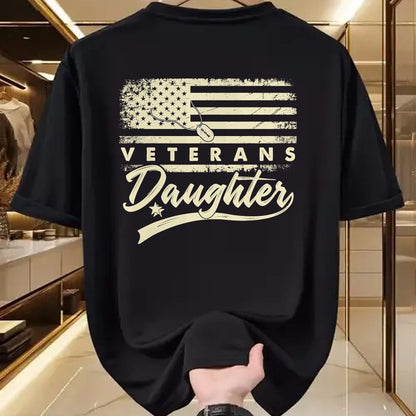 Proud Veteran Shirt, Funny Veteran UnisexT-Shirt/Hoodie/Sweatshirt HLT00 - I_m Not Just a Daddy_s Little Girl I_m a Veteran_s Daughter T-Shirt